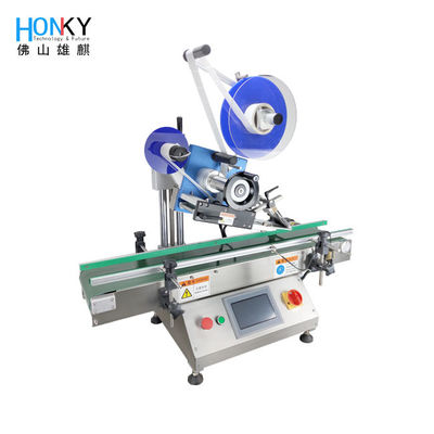 Plane Card Doypack Flat Surface Automatic Labeling Machine For Electronics Apparel Box Packaging