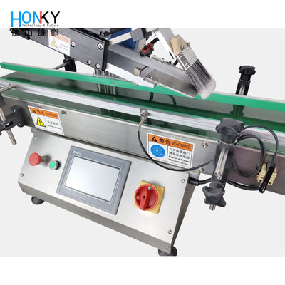 Plane Card Doypack Flat Surface Automatic Labeling Machine For Electronics Apparel Box Packaging