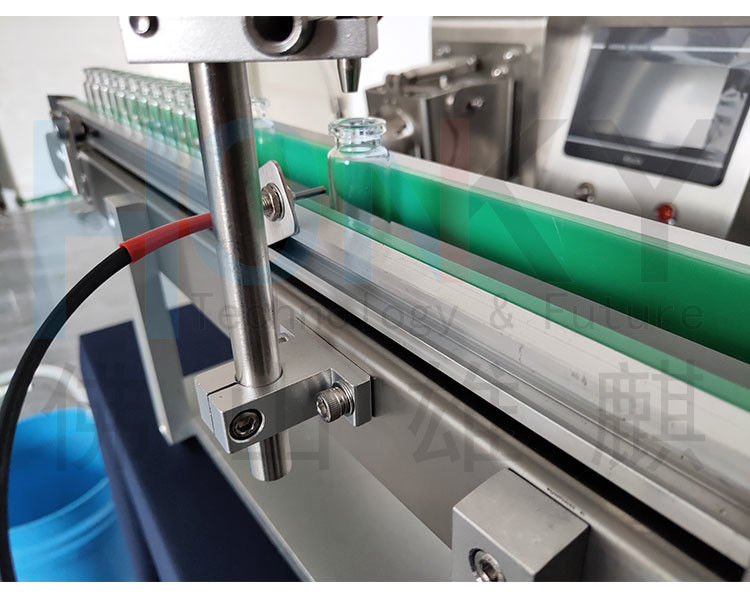 Desktop 5ml Flaschenfüllmaschine Kleine Fülllinie mit Flaschenförderer und Samll Bach für die Füllung von kosmetischen Ölen