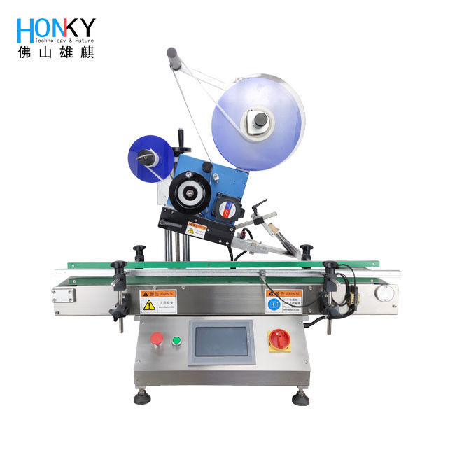 Plane Card Doypack Flat Surface Automatic Labeling Machine For Electronics Apparel Box Packaging