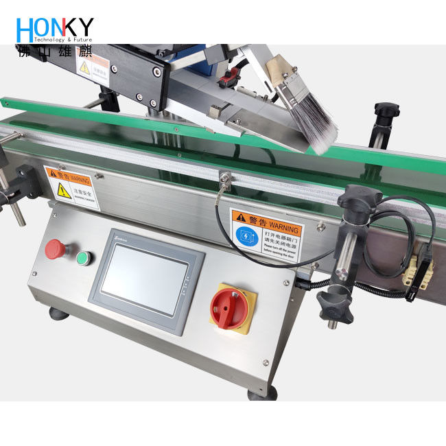 Plane Card Doypack Flat Surface Automatic Labeling Machine For Electronics Apparel Box Packaging