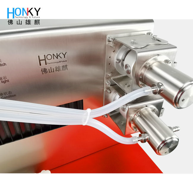 Desktop-Füllmaschine für essenzielle Öle in kleinem Volumen mit XYZ-Drei-Achsen-Verknüpfung und Präzision ±0,5% für kosmetische Öle