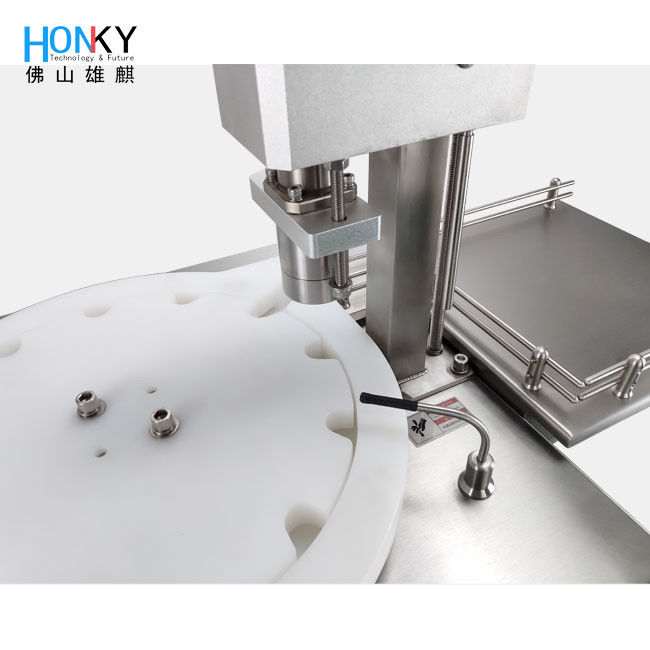 1500 BPH 5 ml Durchstechflasche Füllmaschine Halbautomatisch mit hochen Präzisionskolbenpumpe