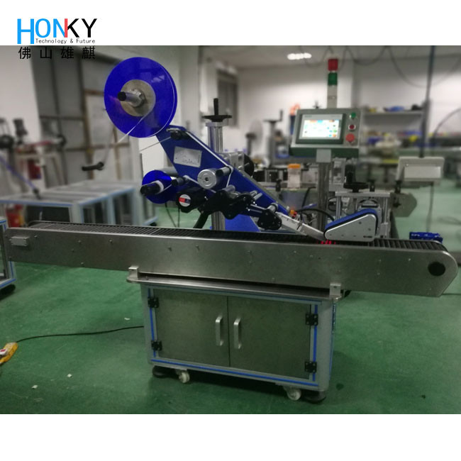 Automatic Tube Labeling Machine High Speed For Vitamin Pill Tube Labeling