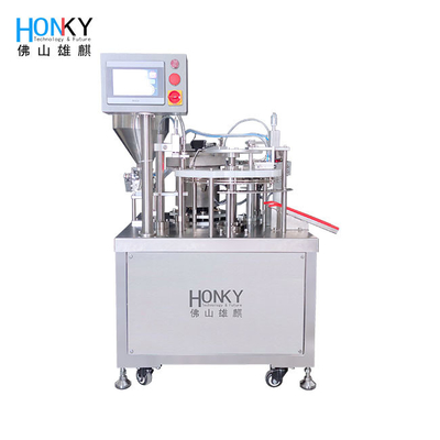Rotationstyp Hochviskosität Paste Spritze Rohrfüll- und Verschlussmaschine vollautomatisch 35Bpm