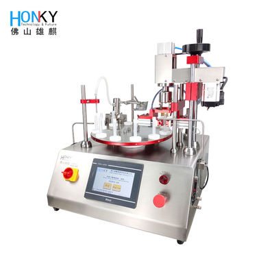 Maschine des Desktop-2000 BPH Vial Liquid Filling And Capping für Reagenzien