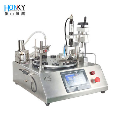 35pcs/Glas Vial Essential Oil Liquid Min Desktop Filling Machine Fors 20ml
