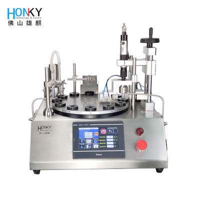 Desktop Halbautomatische 5ml-Etherische Ölprobe Flasche Flüssigkeitsfüllmaschine mit Füllkappenfunktion für Liuqid-Füllung