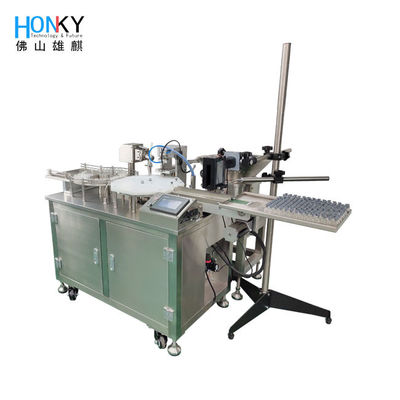 Automatische Flaschenfüll- und -verschlussmaschine mit hochpräziser Pumpe Automatische Fütterungsfunktion für die Füllung von gefrorener Trockenflüssigkeit