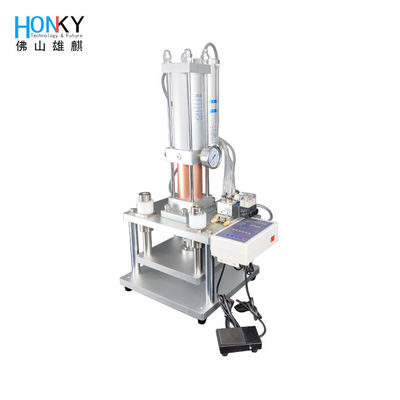 Automatische Druck- und Kappenpressmaschine mit hydraulischem Luftzylinder elektrisch angetrieben