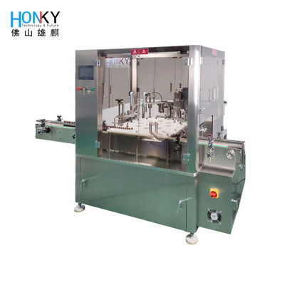 Automatische 15-ml-Glasflaschenfüll-Verschließmaschine mit Servo-Verschließkopf