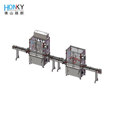500-800 kg Füllmaschine für Shampoo-Flaschen mit automatischem Deckelsystem